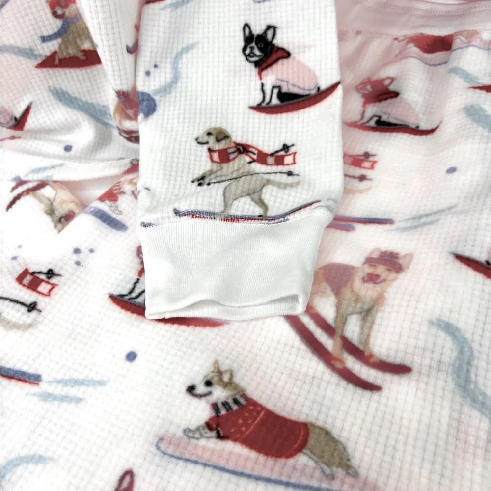 PJ Salvage - ‘Skiing Dogs’ Soft. Woman’s Pajama set. SZ: M. NWT Firm! Last one! - Picture 6 of 11
